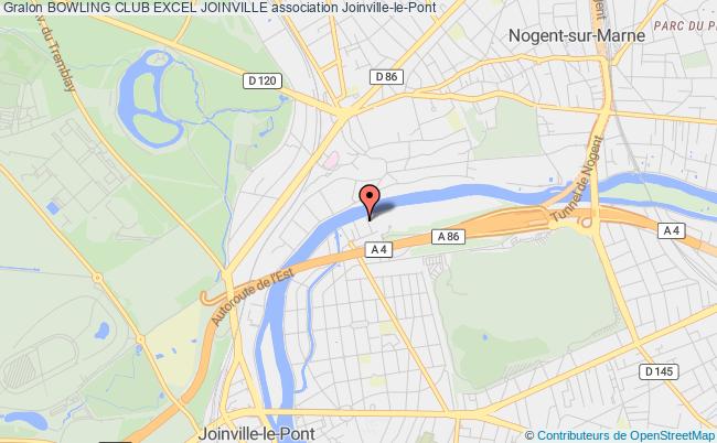 plan association Bowling Club Excel Joinville Joinville-le-Pont