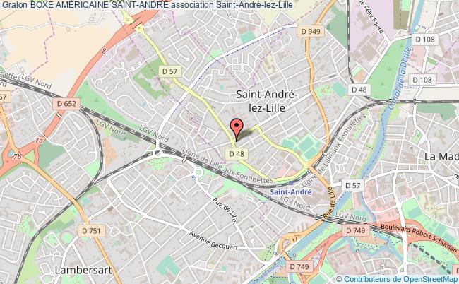 plan association Boxe AmÉricaine Saint-andrÉ Saint-André-lez-Lille
