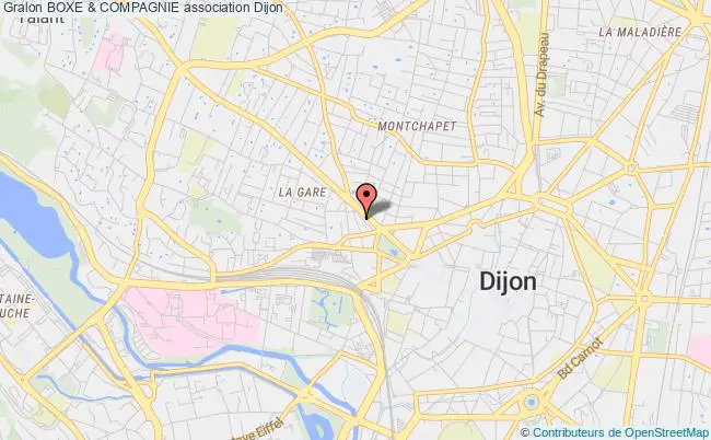 plan association Boxe & Compagnie Dijon