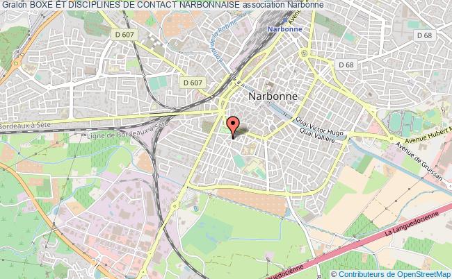 plan association Boxe Et Disciplines De Contact Narbonnaise Narbonne