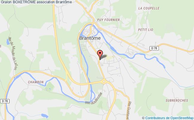 plan association BoxetrÔme Brantôme en Périgord