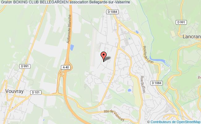 plan association Boxing Club Bellegardien Bellegarde-sur-Valserine