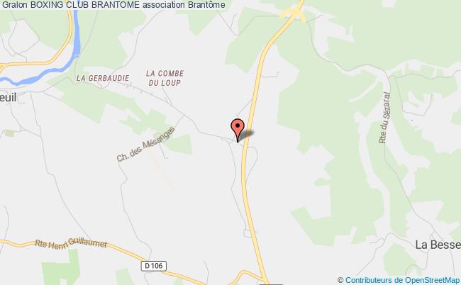 plan association Boxing Club Brantome Brantôme en Périgord