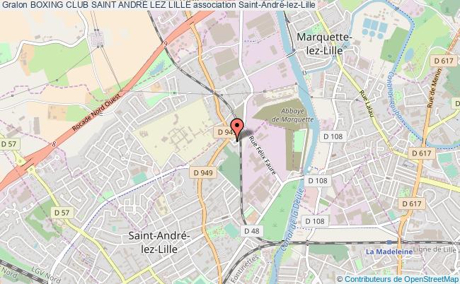 plan association Boxing Club Saint AndrÉ Lez Lille Saint-André-lez-Lille