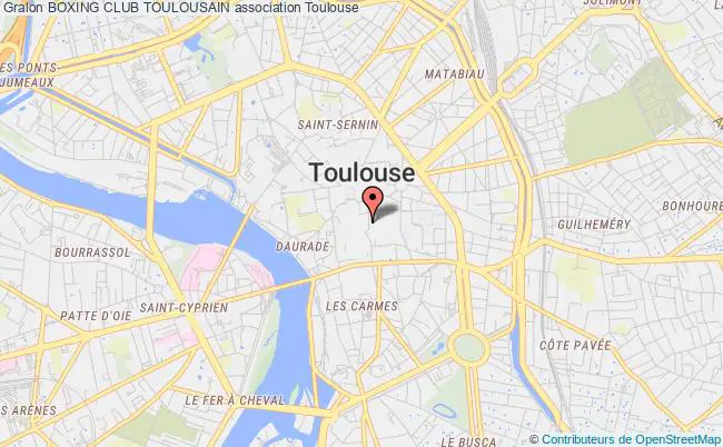 plan association Boxing Club Toulousain Toulouse