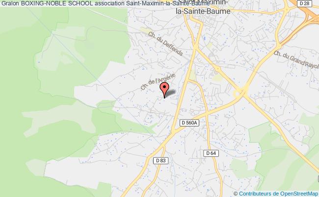 plan association Boxing-noble School Saint-Maximin-la-Sainte-Baume