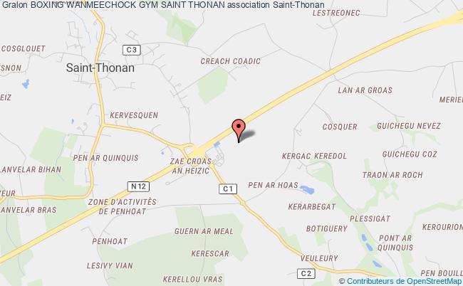 plan association Boxing Wanmeechock Gym Saint Thonan Saint-Thonan