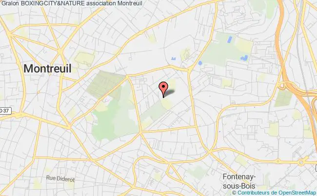 plan association Boxingcity&nature Montreuil