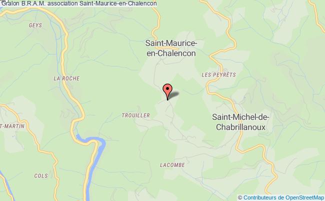 plan association B.r.a.m. Saint-Maurice-en-Chalencon