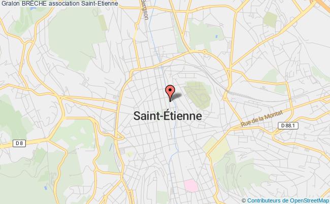 plan association BrÊche Saint-Étienne