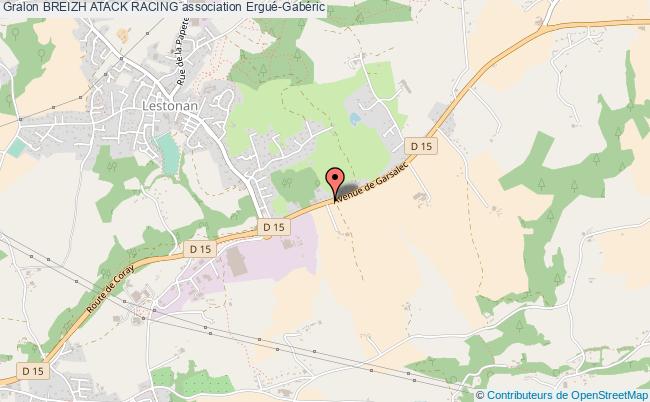 plan association Breizh Atack Racing Ergué-Gabéric
