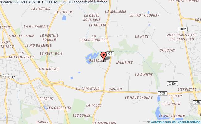 plan association Breizh Keneil Football Club Melesse