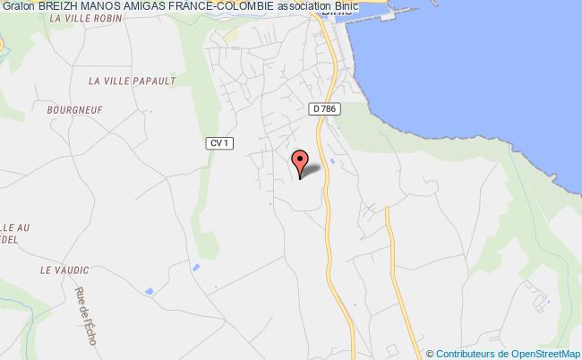 plan association Breizh Manos Amigas France-colombie Binic-Etables-Sur-Mer