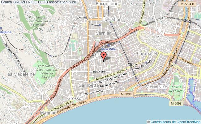 plan association Breizh Nice Club Nice