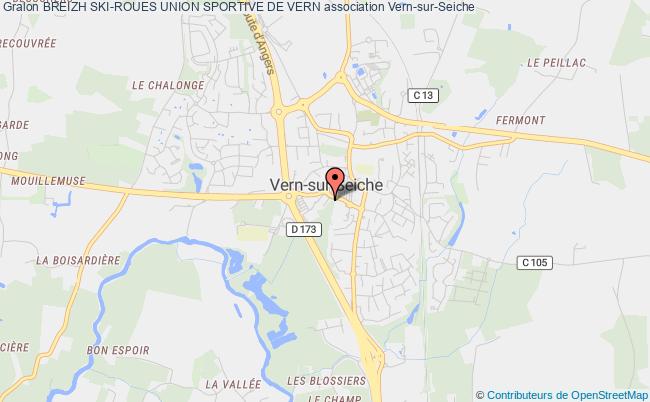 plan association Breizh Ski-roues Union Sportive De Vern Vern-sur-Seiche