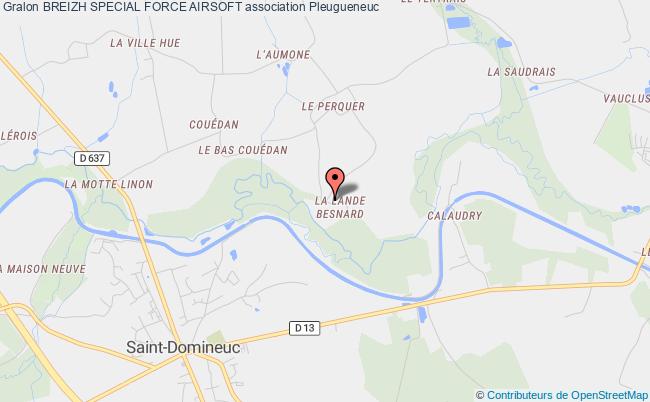 plan association Breizh Special Force Airsoft Pleugueneuc