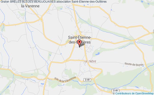 plan association BrÊles Bleues Beaujolaises Saint-Étienne-des-Oullières
