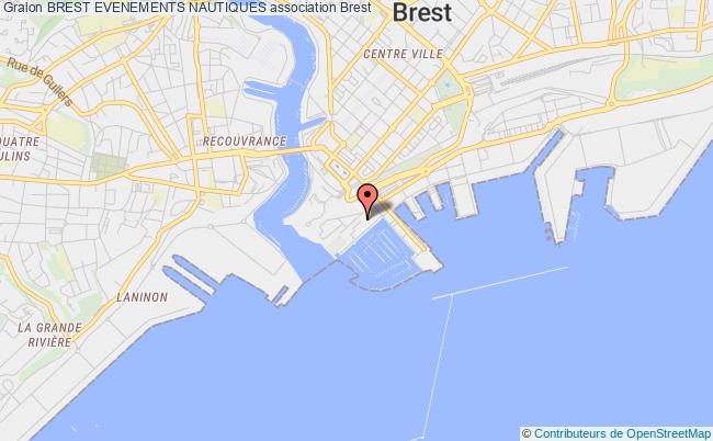 plan association Brest Evenements Nautiques Brest