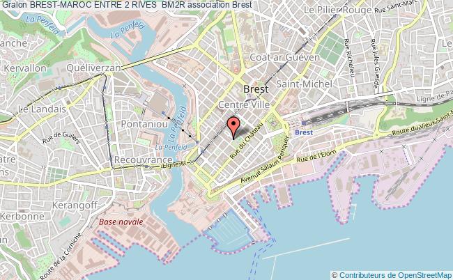 plan association Brest-maroc Entre 2 Rives  Bm2r Brest
