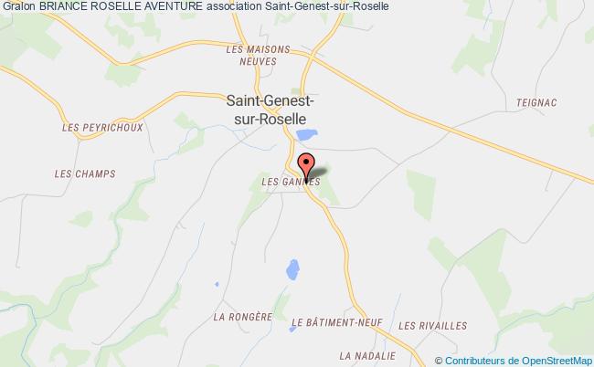 plan association Briance Roselle Aventure Saint-Genest-sur-Roselle