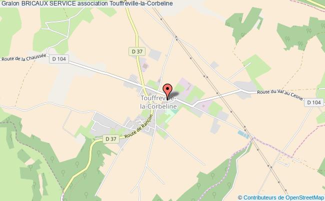 plan association Bricaux Service Touffreville-la-Corbeline