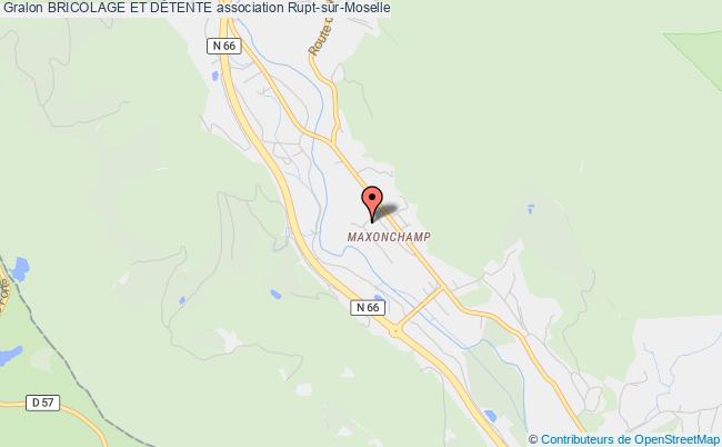 plan association Bricolage Et DÉtente Rupt-sur-Moselle