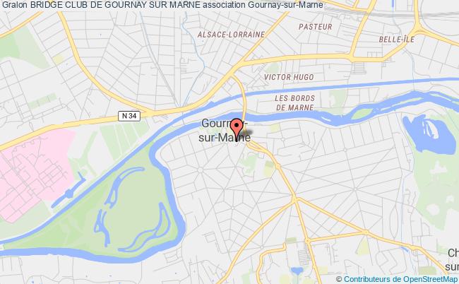 plan association Bridge Club De Gournay Sur Marne Gournay-sur-Marne