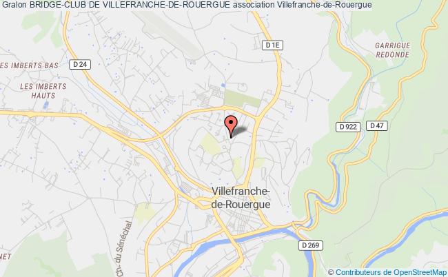 plan association Bridge-club De Villefranche-de-rouergue Villefranche-de-Rouergue