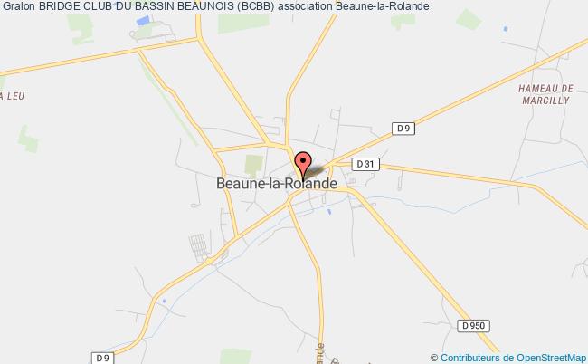 plan association Bridge Club Du Bassin Beaunois (bcbb) Beaune-la-Rolande