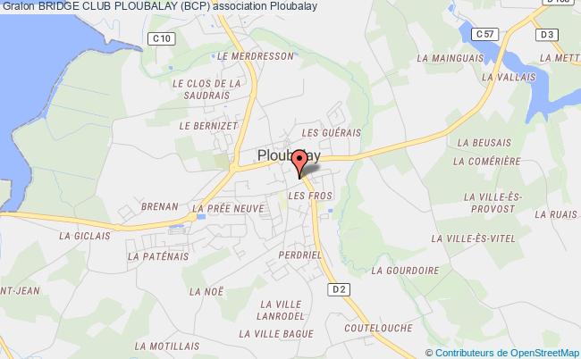 plan association Bridge Club Ploubalay (bcp) Beaussais-sur-Mer