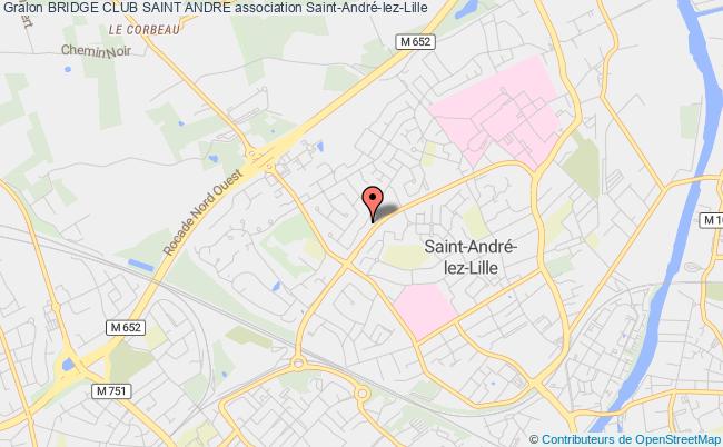 plan association Bridge Club Saint Andre Saint-André-lez-Lille