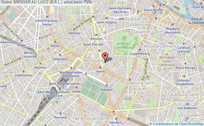 plan association Bridger Au Luco (b.a.l.) Paris