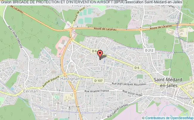 plan association Brigade De Protection Et D'intervention Airsoft (bpia) Saint-Médard-en-Jalles