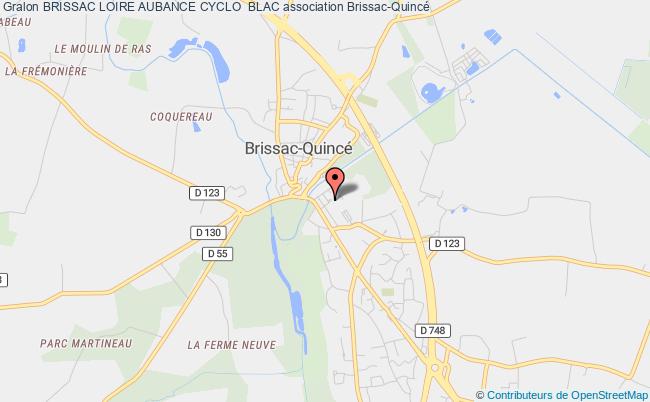plan association Brissac Loire Aubance Cyclo  Blac Brissac Loire Aubance