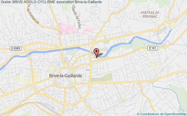 plan association Brive-agglo-cyclisme Brive-la-Gaillarde