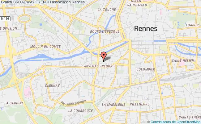 plan association Broadway French Rennes