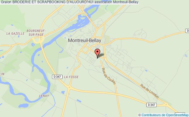 plan association Broderie Et Scrapbooking D'aujourd'hui Montreuil-Bellay