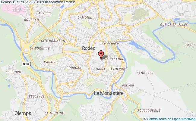 plan association Brune Aveyron Rodez