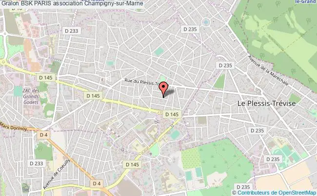 plan association Bsk Paris Champigny-sur-Marne