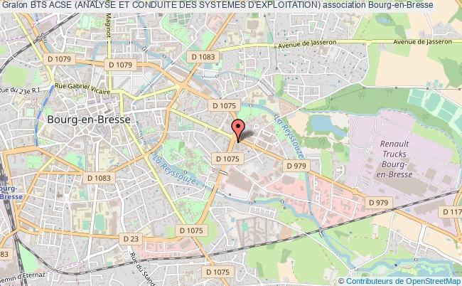 plan association Bts Acse (analyse Et Conduite Des Systemes D'exploitation) Bourg-en-Bresse