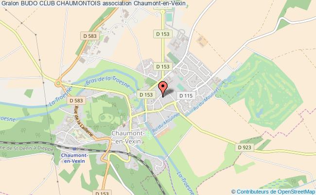 plan association Budo Club Chaumontois Chaumont-en-Vexin