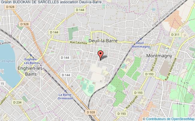 plan association Budokan De Sarcelles Deuil-la-Barre