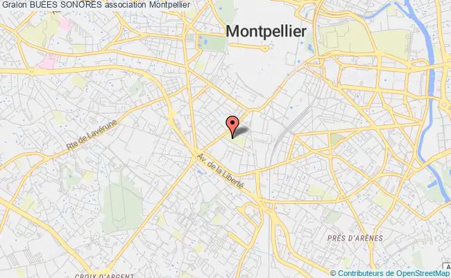 plan association BuÉes Sonores Montpellier