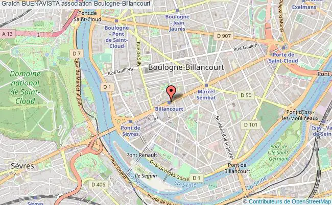 plan association Buenavista Boulogne-Billancourt