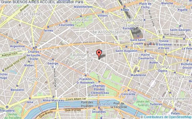 plan association Buenos Aires Accueil Paris