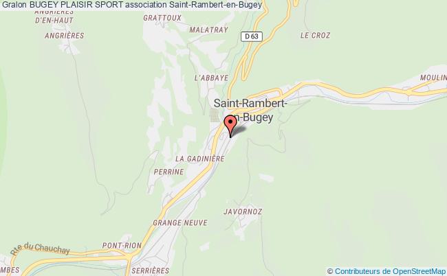 plan association Bugey Plaisir Sport Saint-Rambert-en-Bugey