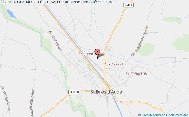 plan association Buggy Motor Club Sallelois Sallèles-d'Aude