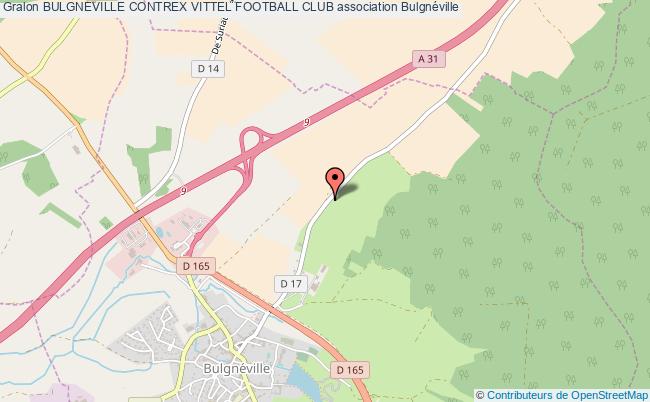 plan association Bulgneville Contrex Vittel Football Club Bulgnéville