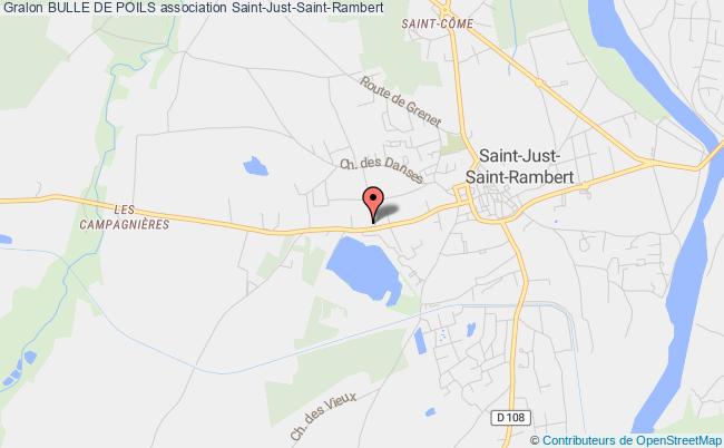 plan association Bulle De Poils Saint-Just-Saint-Rambert