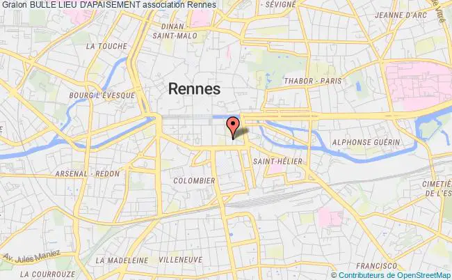 plan association Bulle Lieu D'apaisement Rennes